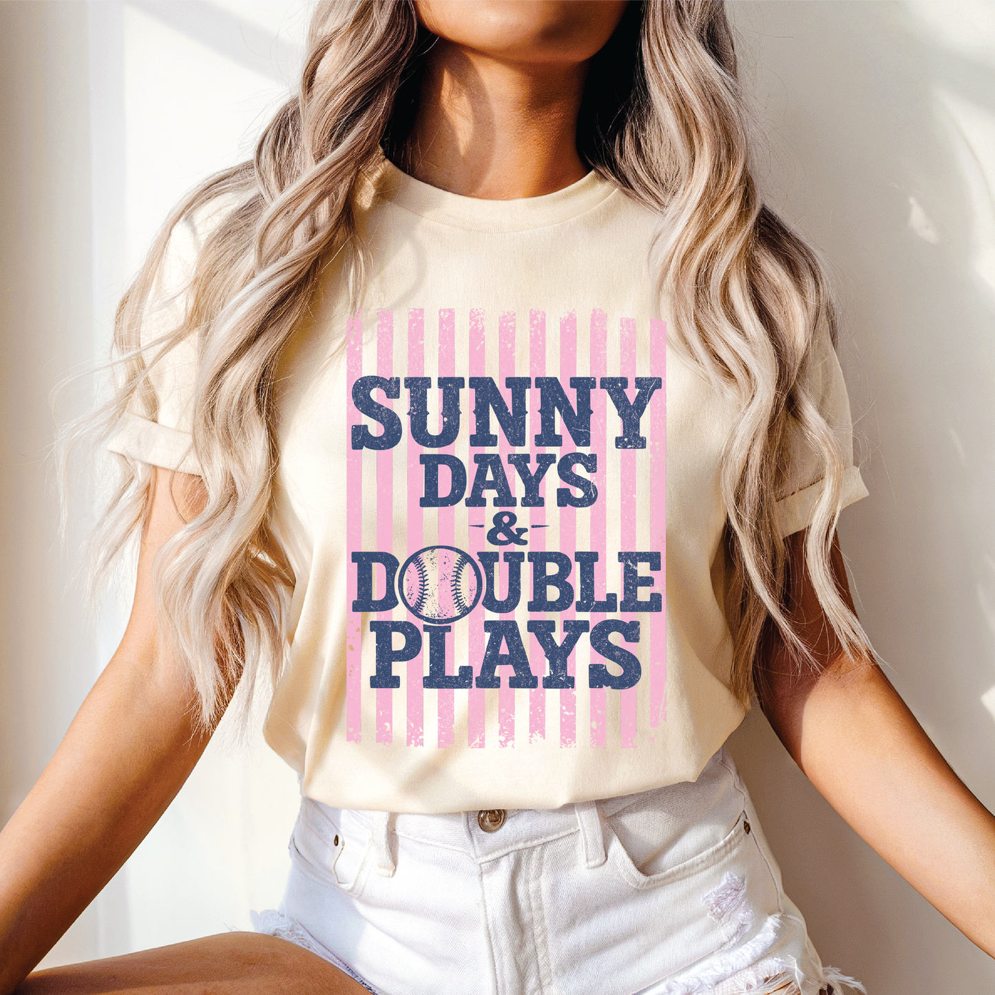 Sunny Days and Double Plays Tee