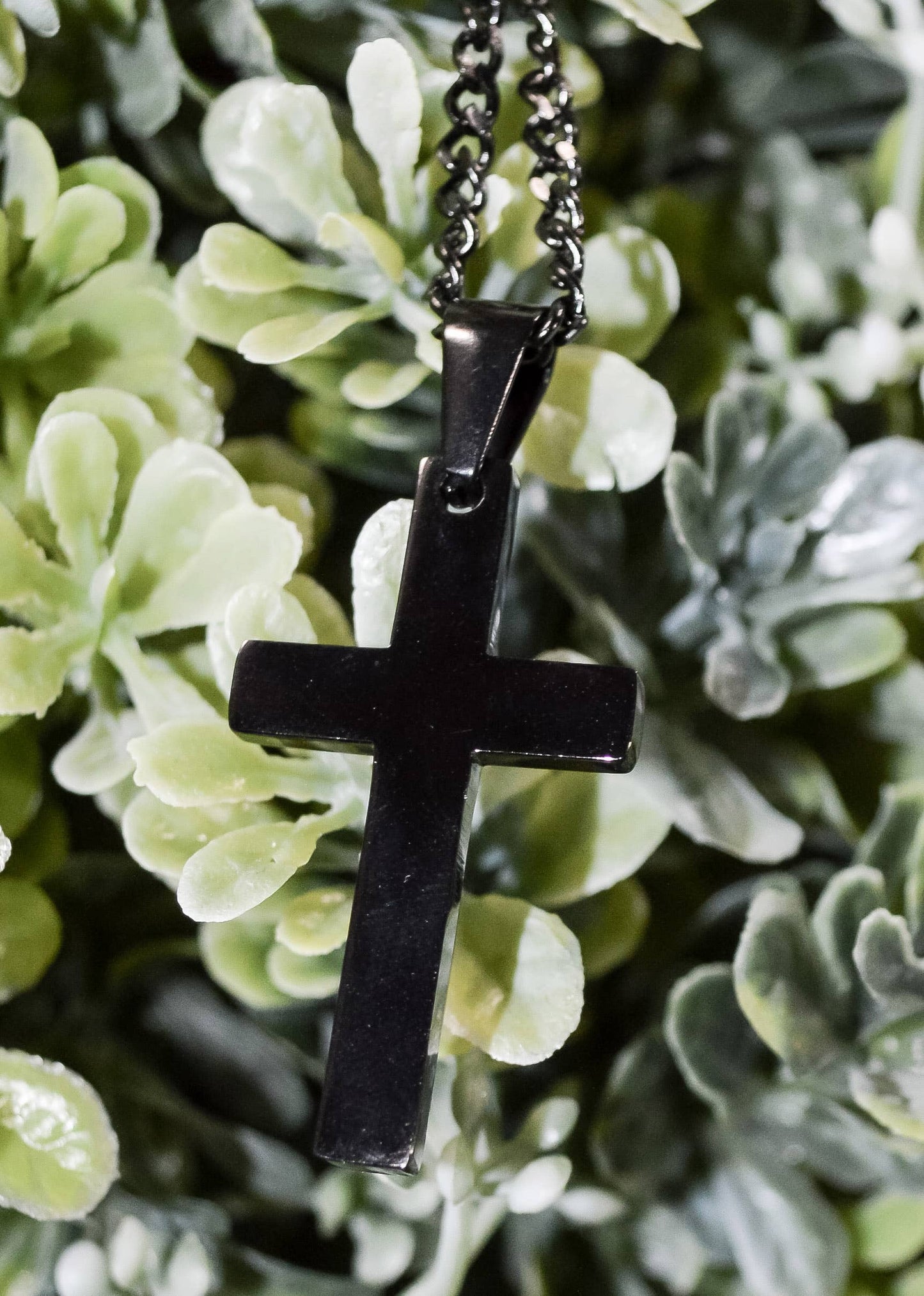 Cross Necklace Camo/Black