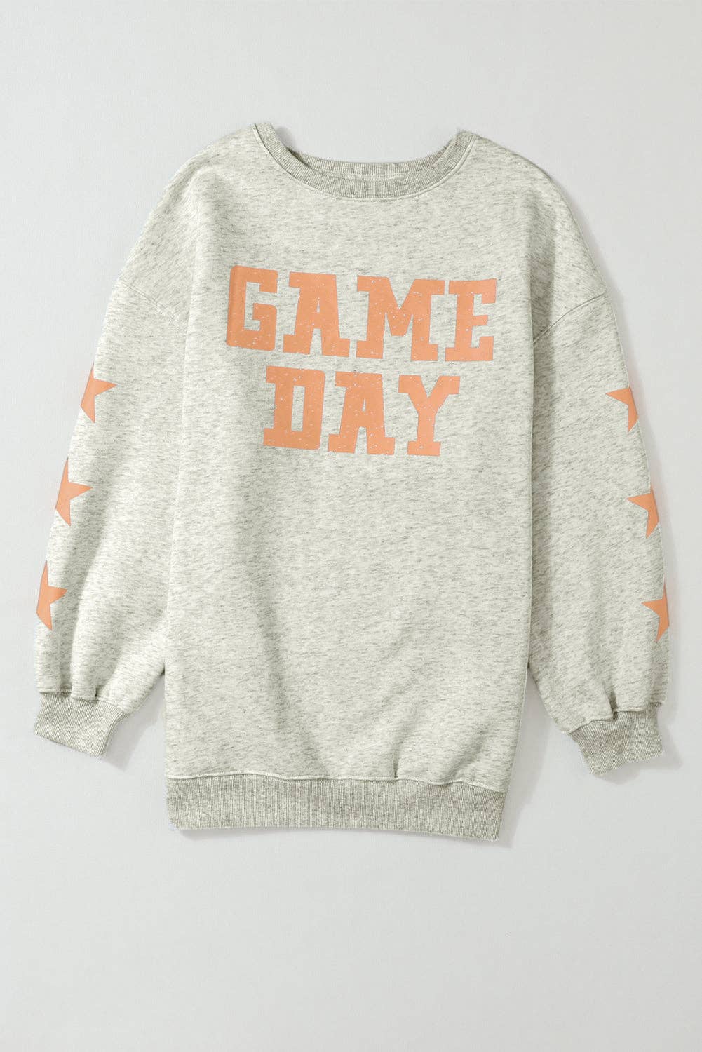 Game Day Star Crewneck Sweatshirt: Grapefruit Orange