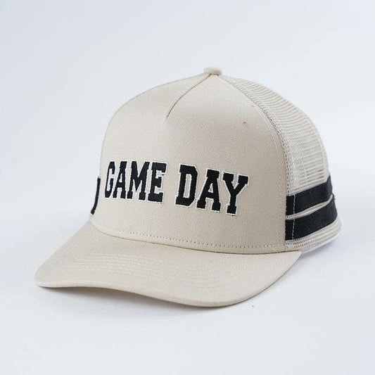 Embroidered Game Day Black