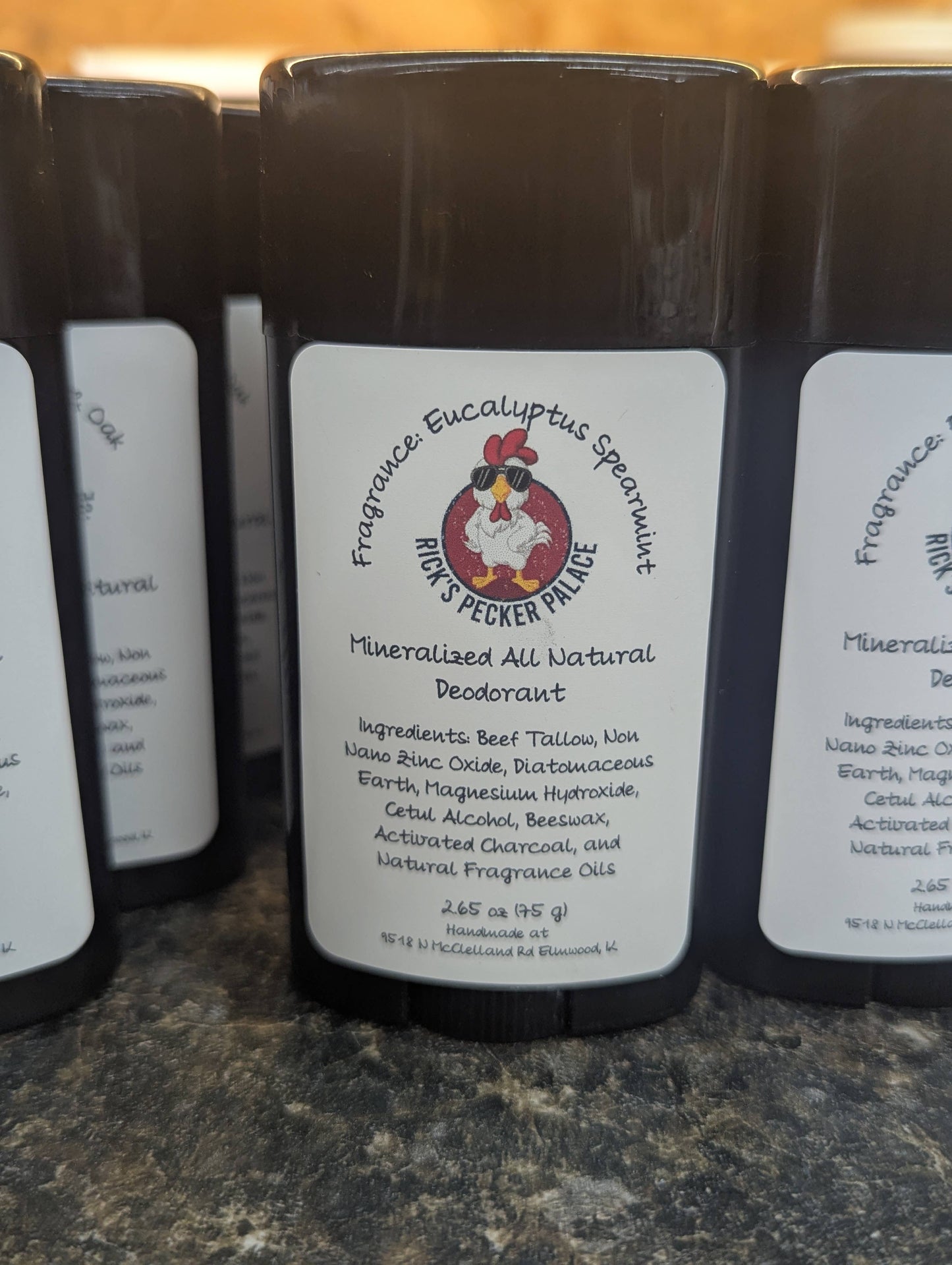 All Natural Mineralized Tallow Deodorant: Lavender