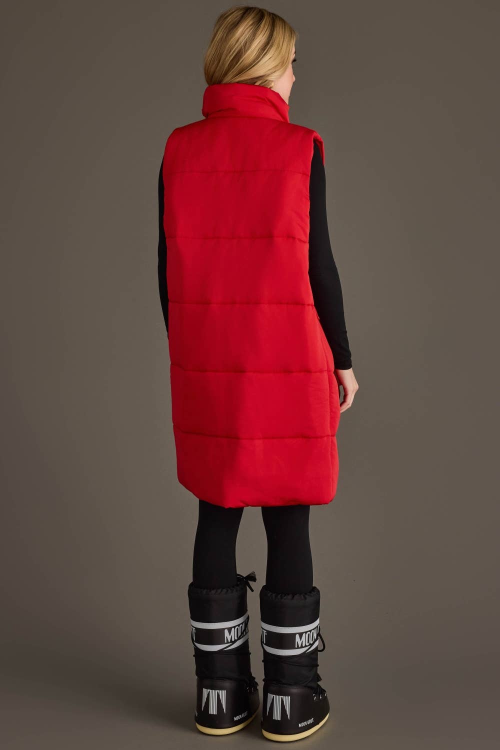 Red Long Vest