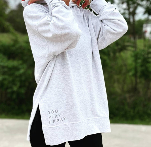 Grey Lightweight Hooded sweatshirt