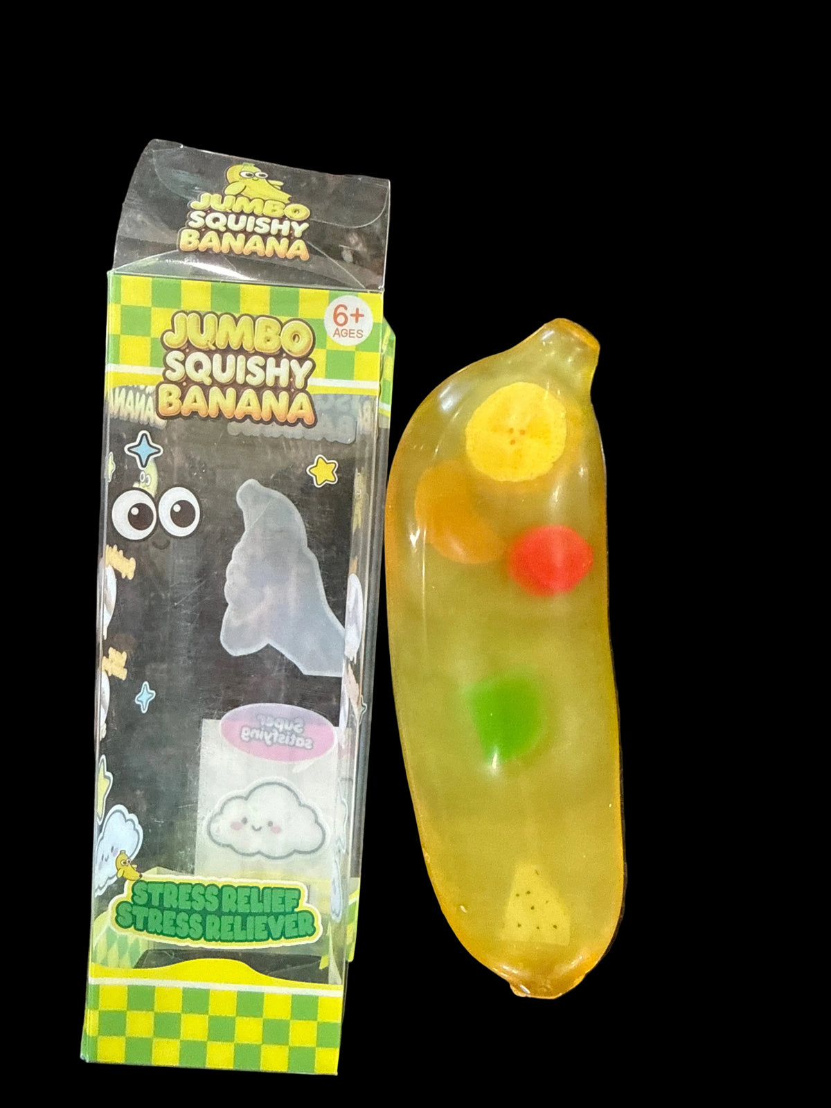 Clear Banana Slow Rising Squishy Toy