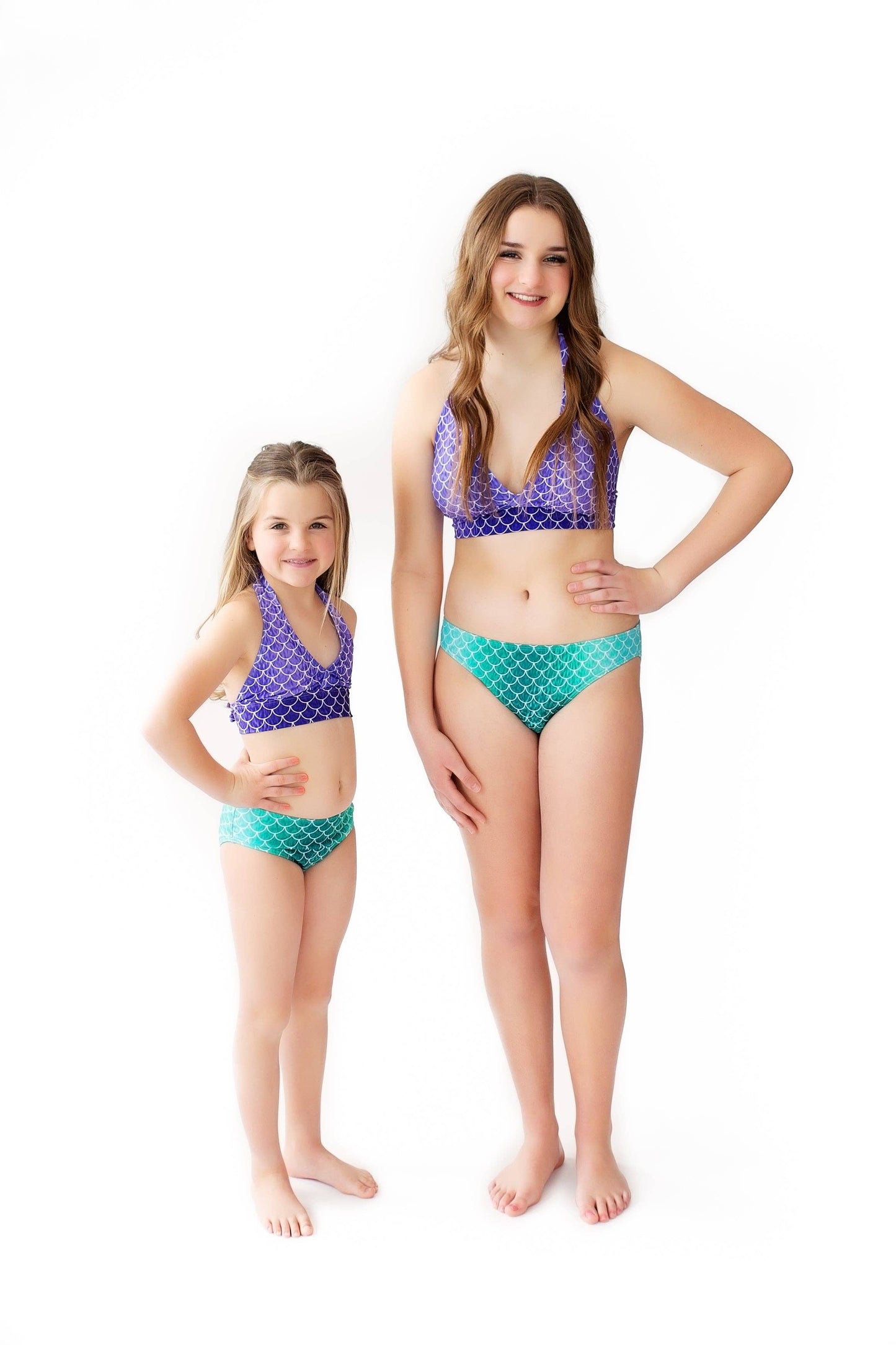 Mermaid Magic Swimsuit for kids, toddlers, girls, teens, and women: M - Child 6/7
