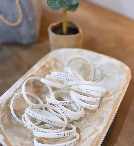  Team Spirit Bracelets White/gold / Adult