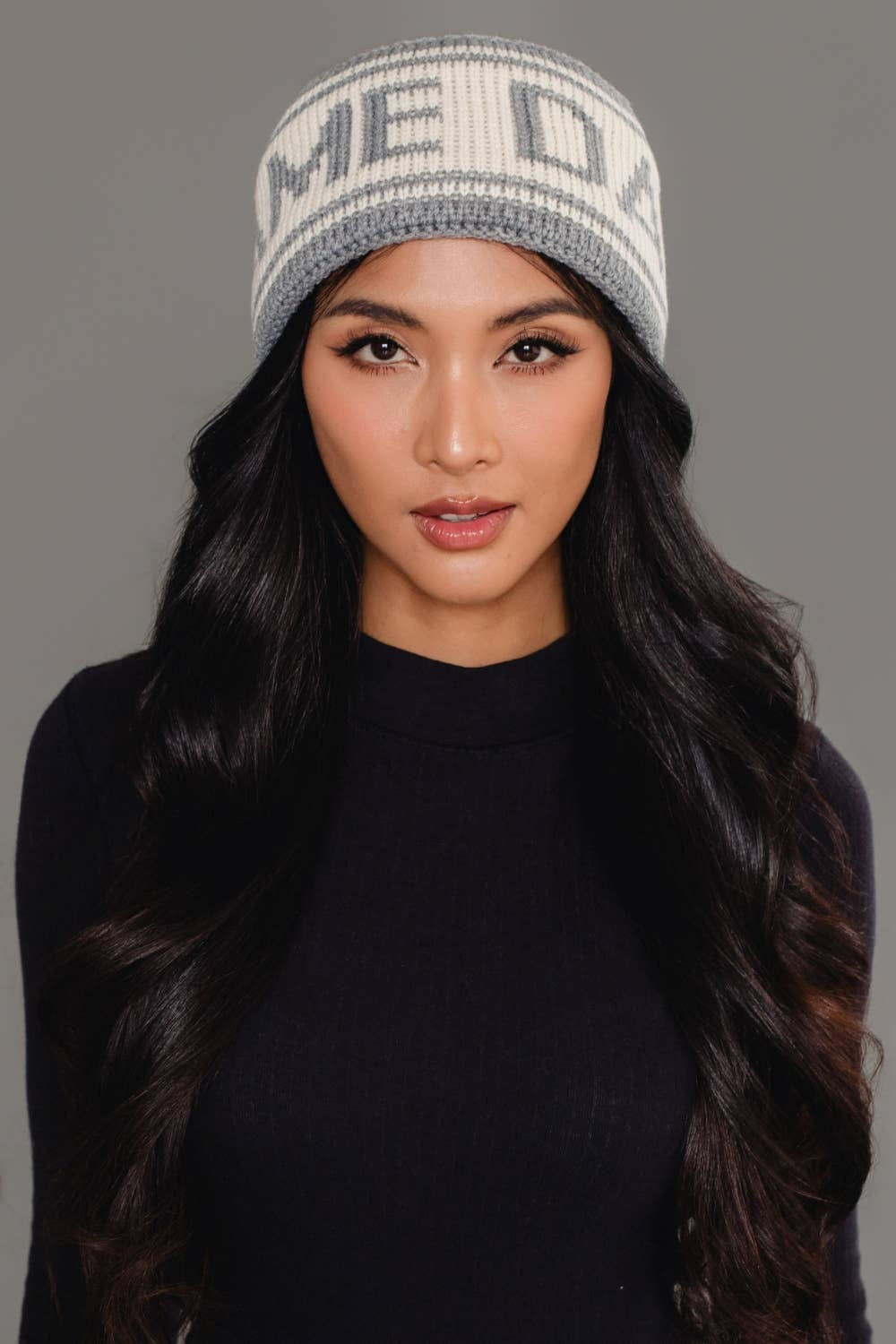 Gray & Beige Game Day Knit Headband