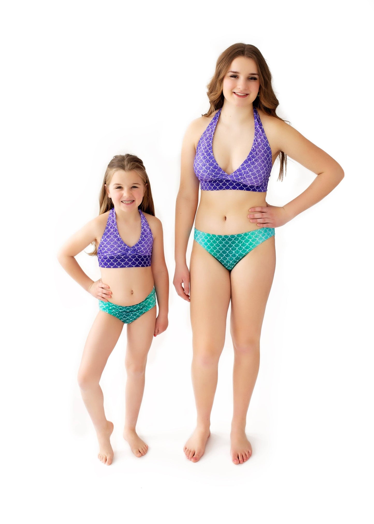 Mermaid Magic Swimsuit for kids, toddlers, girls, teens, and women: M - Child 6/7