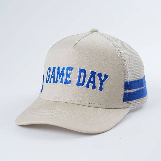 Embroidered Game Day Blue