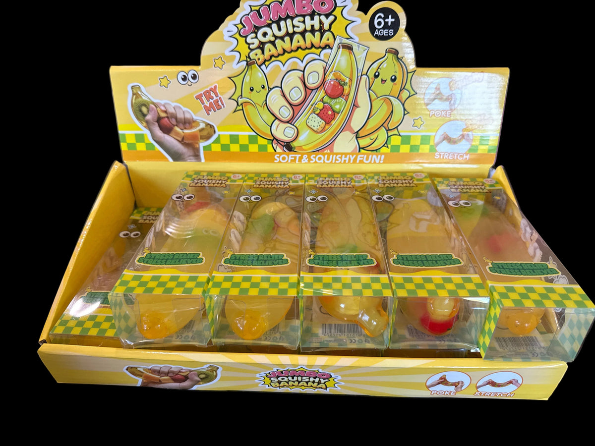 Clear Banana Slow Rising Squishy Toy