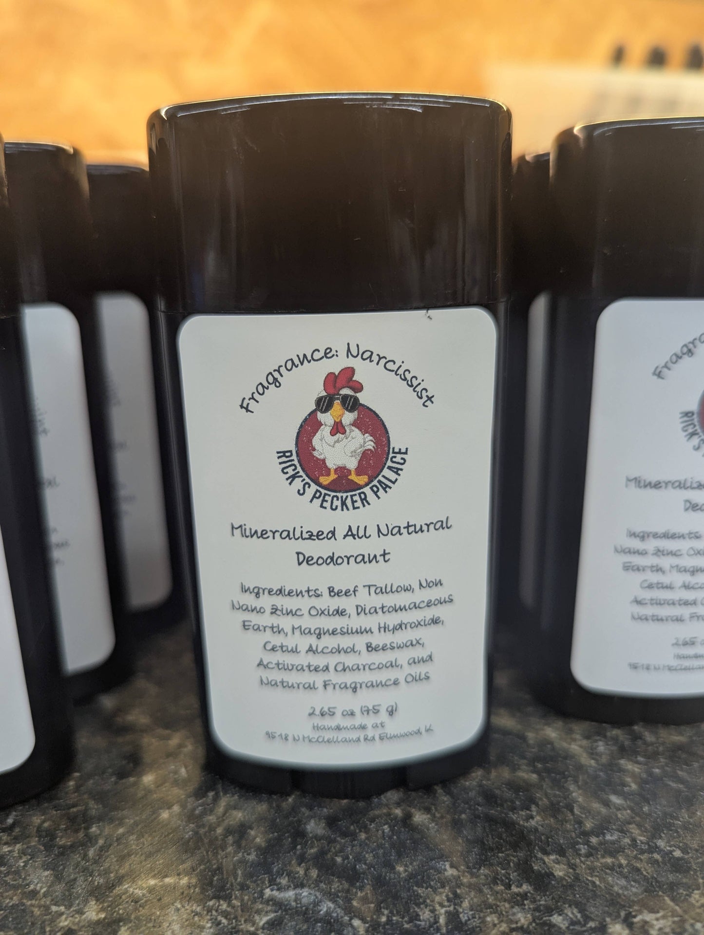 All Natural Mineralized Tallow Deodorant: Black Raspberry Vanilla