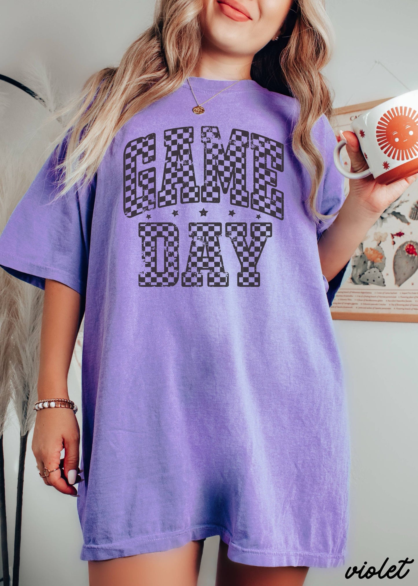 Game Day Checkered Tee