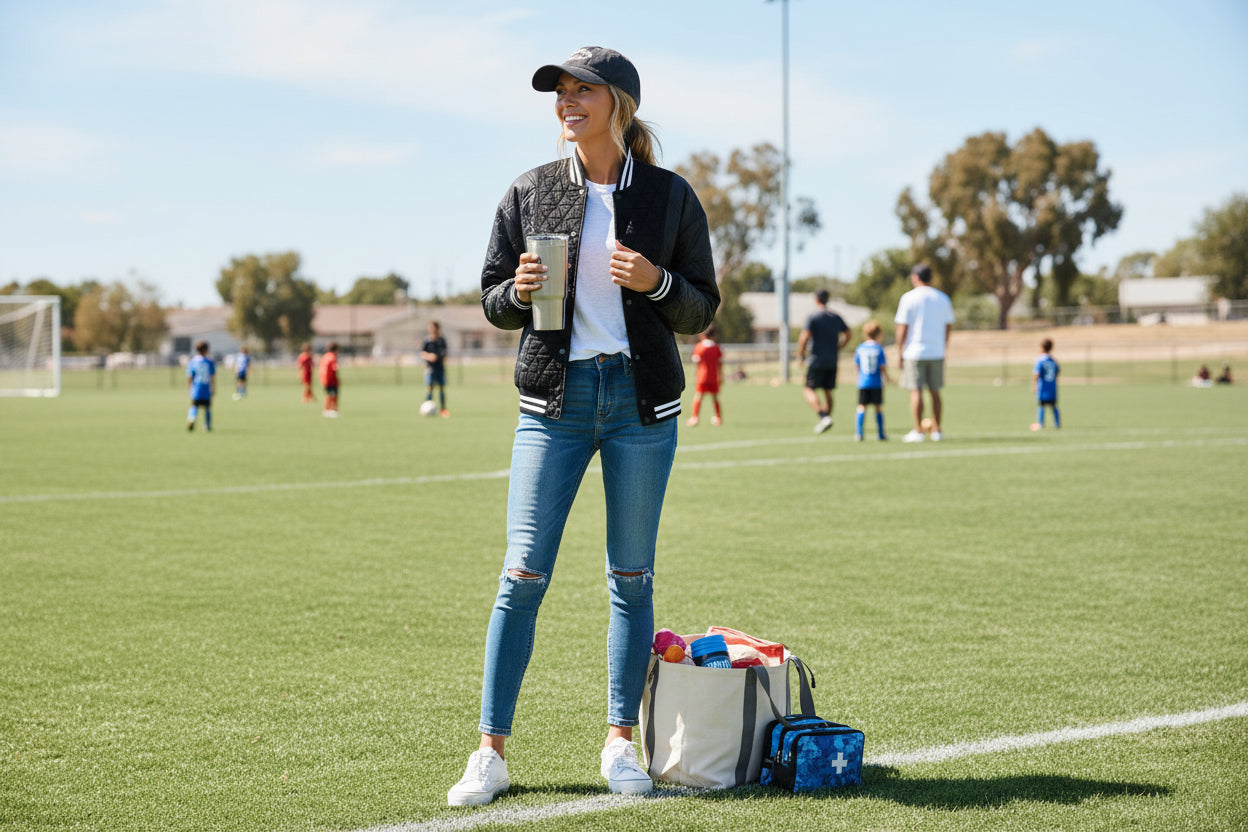 QUILTED OPEN CARDIGAN